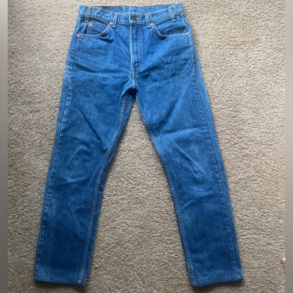 Vintage Levi’s 505 Orange Tab Made in USA Jeans 90s